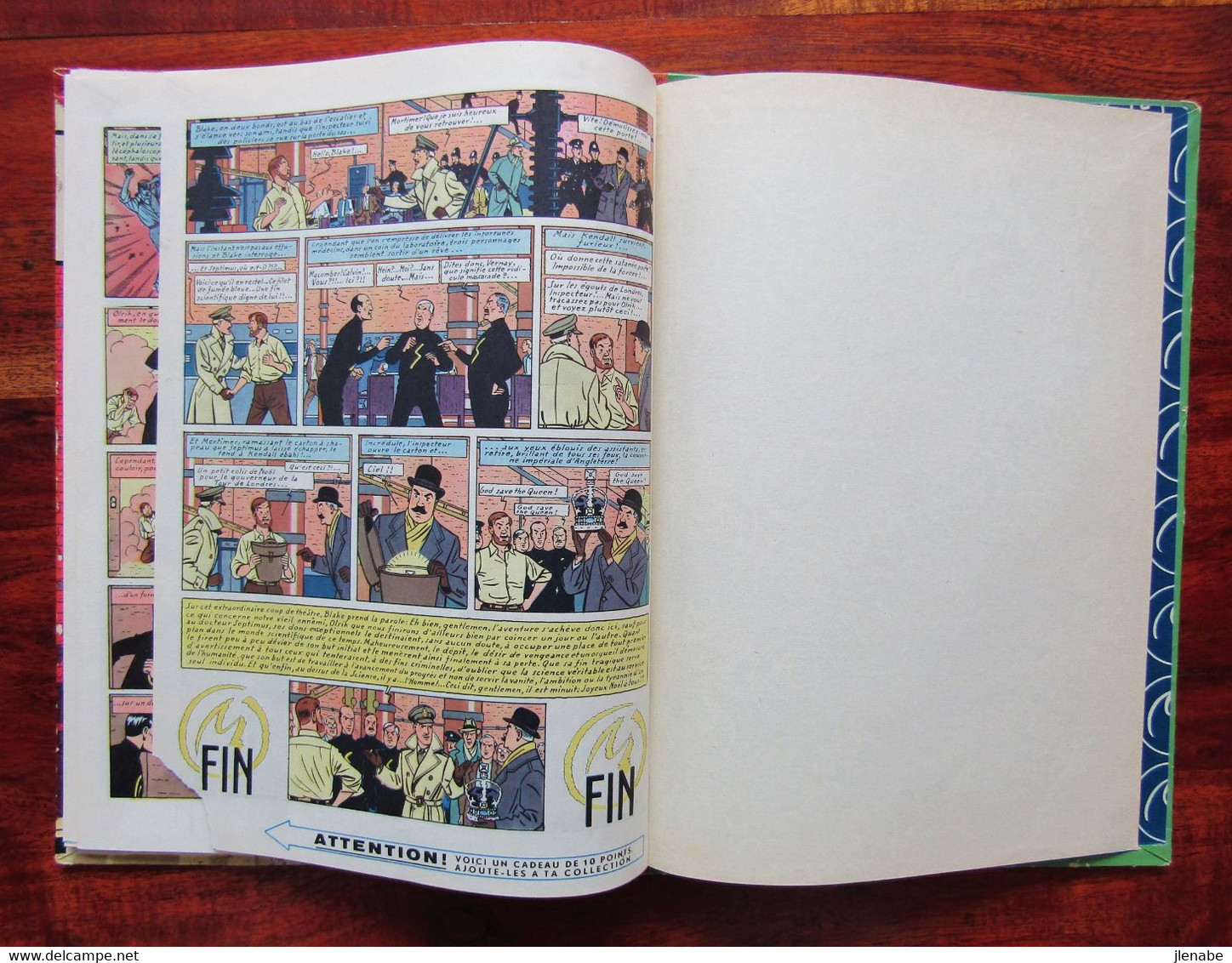 Blake et Mortimer La marque Jaune Edition Originale Française de 1956 par Edgard P JACOBS