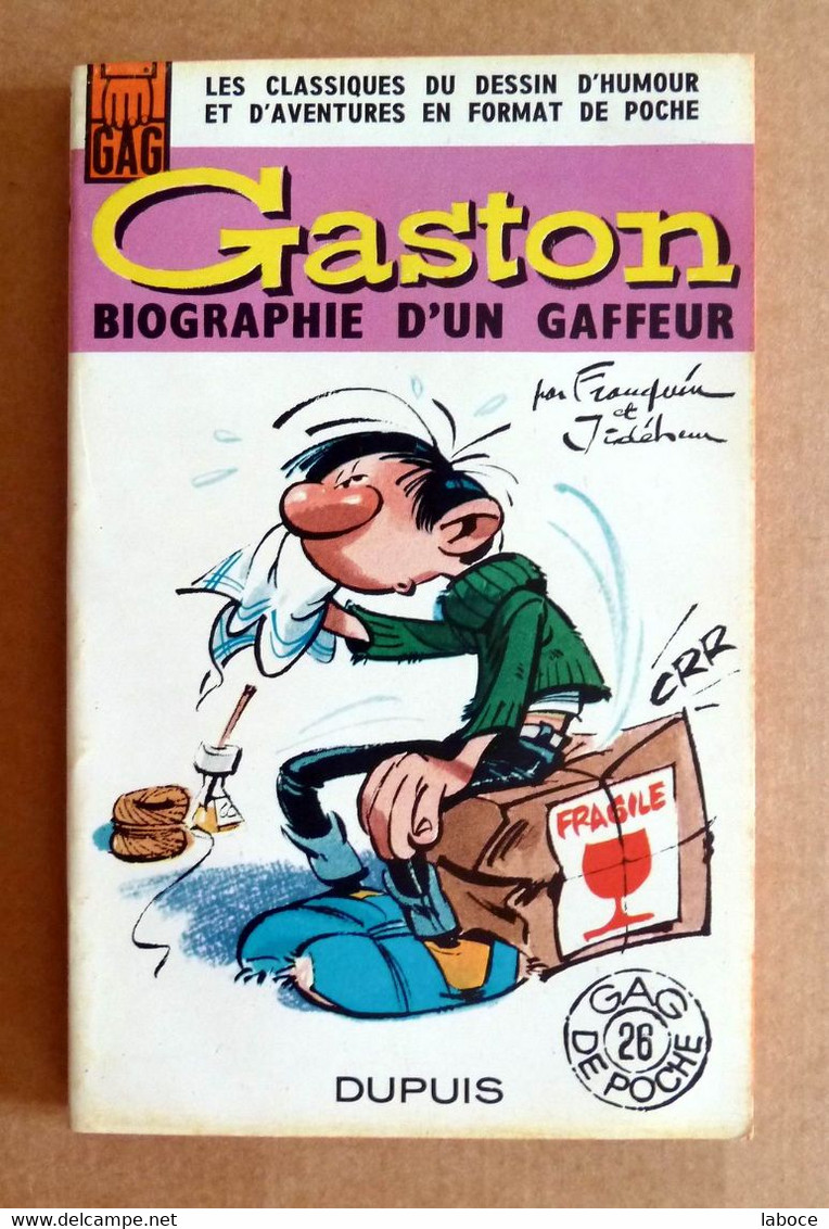 FRANQUIN - GASTON Biographie D'un Gaffeur - 1965 NEUF - Gaston