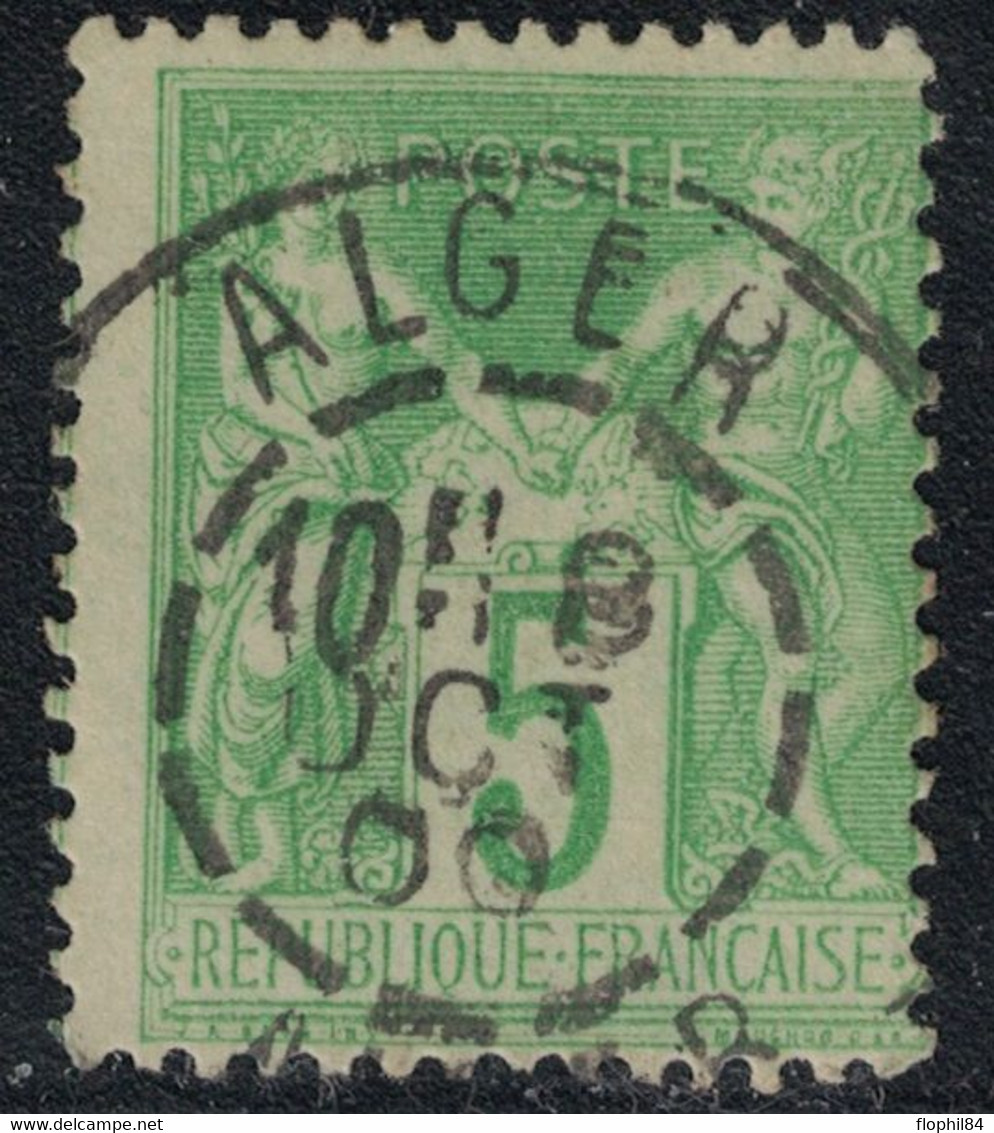 SAGE -  ALGERIE - ALGER - ALGER - -LE 8-10-1900. - Other & Unclassified