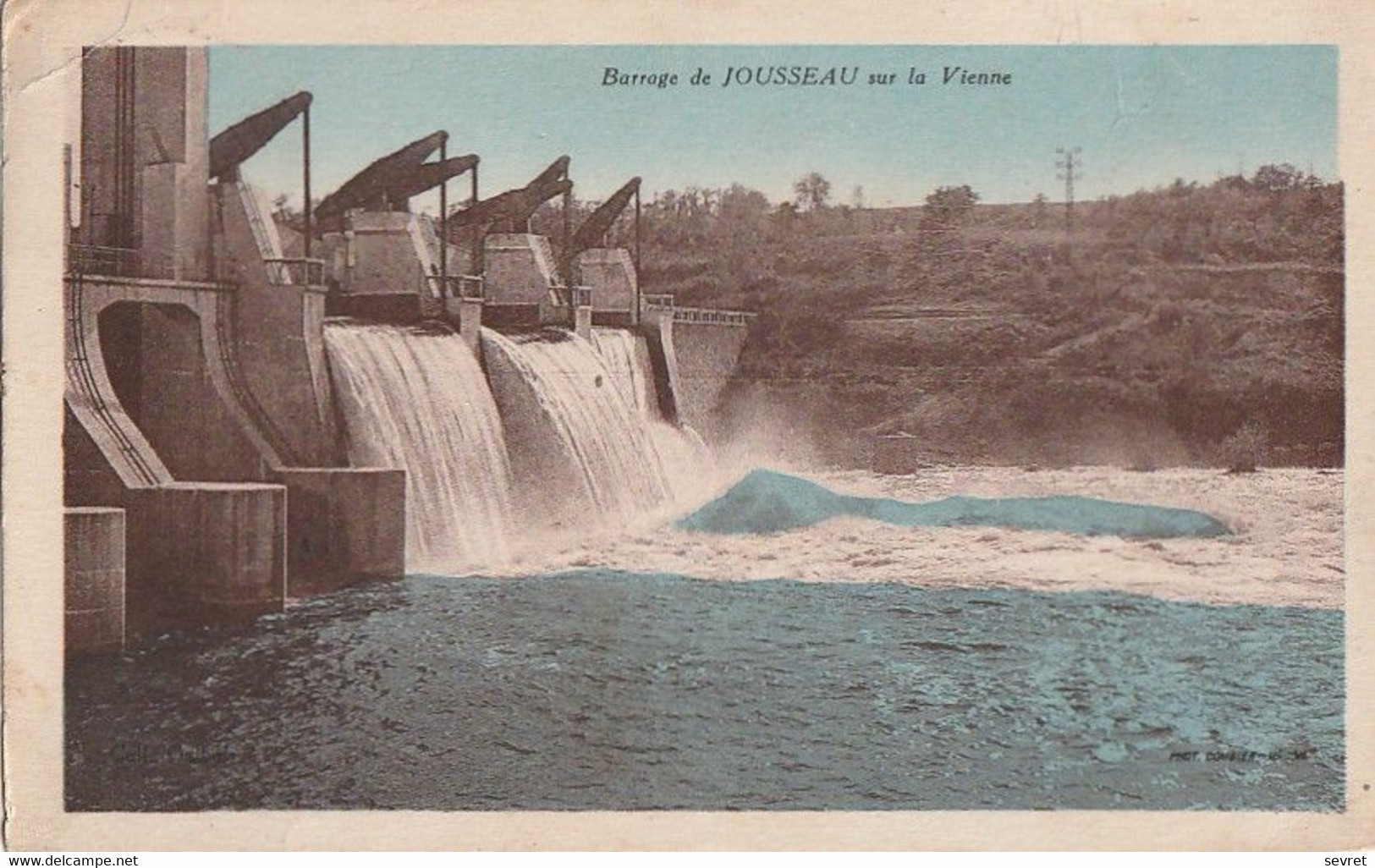 AVAILLES-LIMOUZINE. - Barrage De JOUSSEAU Sur La Vienne. Cliché Pas Courant - Availles Limouzine