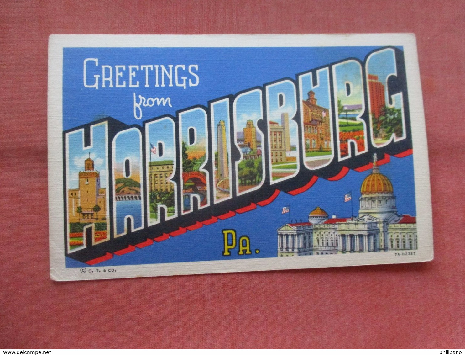 Greetings   Harrisburg - Pennsylvania     Ref 5515 - Harrisburg