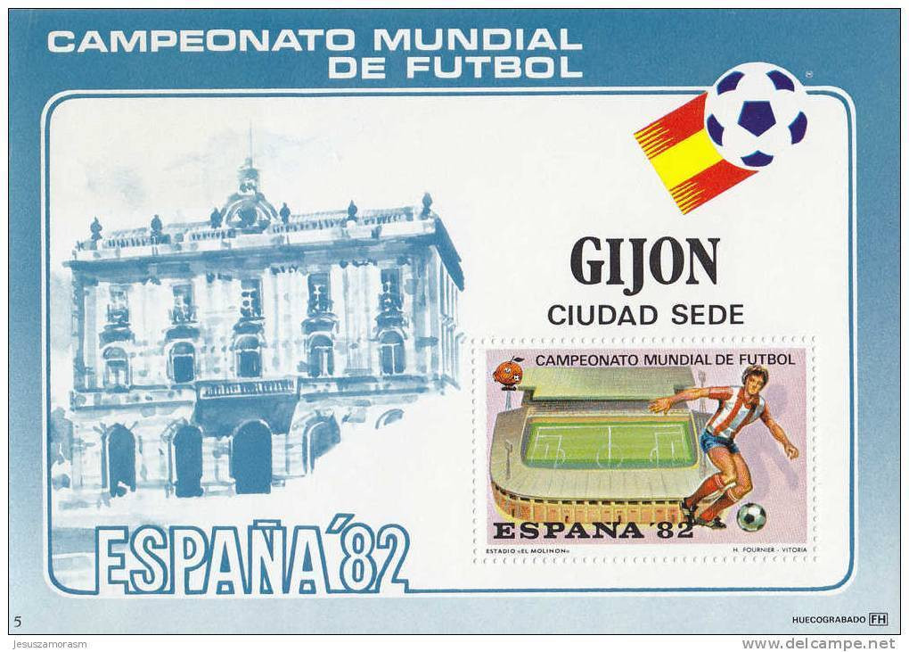 España HR - Futbol - 5 - Feuillets Souvenir