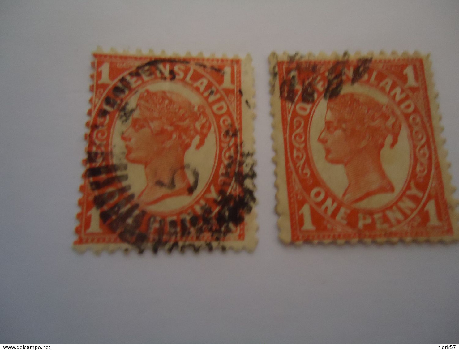 QUEENSLAND USED STAMPS   QUEEN POSTMARK - Otros & Sin Clasificación