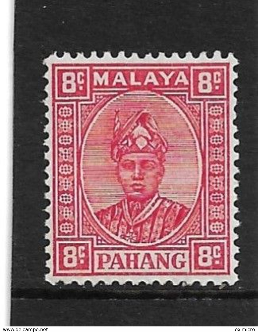 MALAYA - PAHANG 1941 8c SG 36 LIGHTLY MOUNTED MINT Cat £18 - Pahang