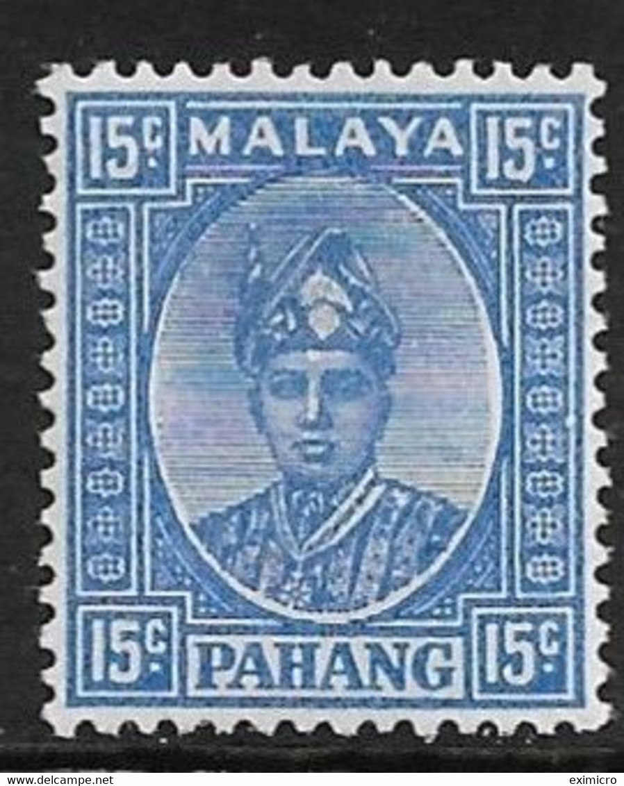 MALAYA - PAHANG 1941 15c SG 39 MOUNTED MINT Cat £45 - Pahang