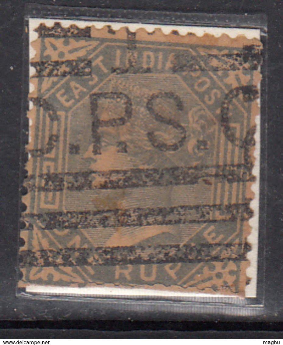 T.C.P.S.O. Travelling TPO / Cooper T 21d, Renouf, Christopher 41B/ British East India Used, Early Indian Cancellations - 1854 Britische Indien-Kompanie