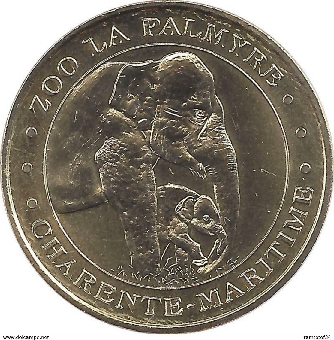 2022 MDP174 - LES MATHES - Zoo De La Palmyre 1 (Les Eléphants) / MONNAIE DE PARIS - 2022