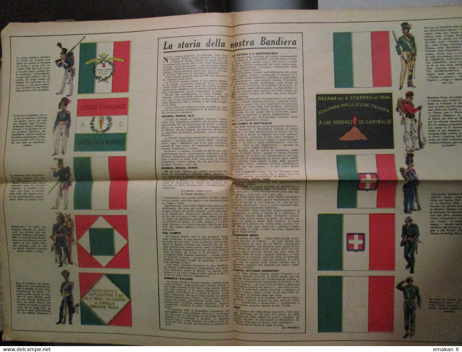 # CORRIERE DEI PICCOLI N 1 /1960 ARTICOLO PALOMBARO GLI UOMINI DELL'ABISSO / STORIA NOSTRA BANDIERA - Corriere Dei Piccoli