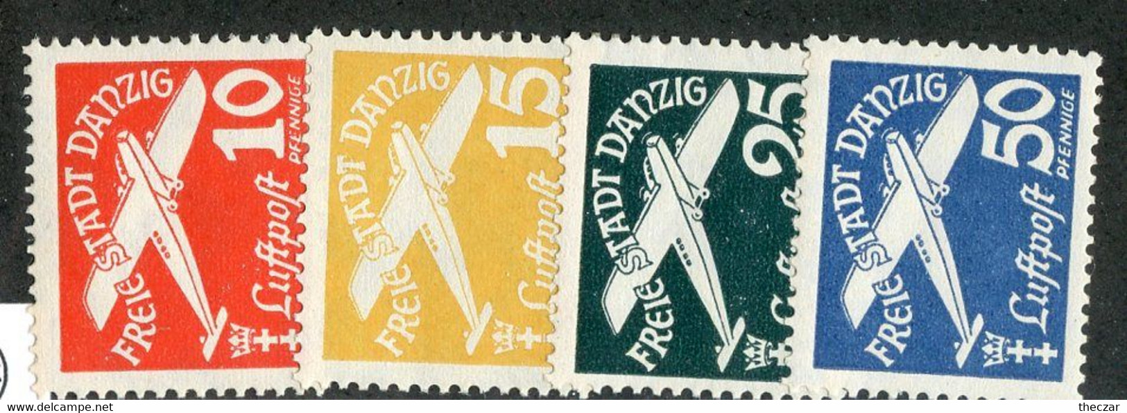 W17244 Danzig Scott # C36-39 Mnh** "Offers Welcome" - Other & Unclassified