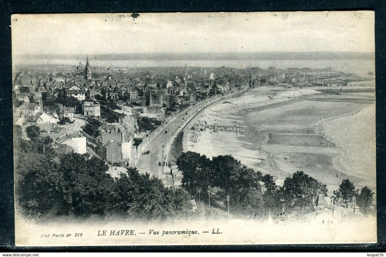 Cachet De La Caserne Kléber Du Havre Sur Carte Postale Pour Paris - Réf M 53 - 1. Weltkrieg 1914-1918