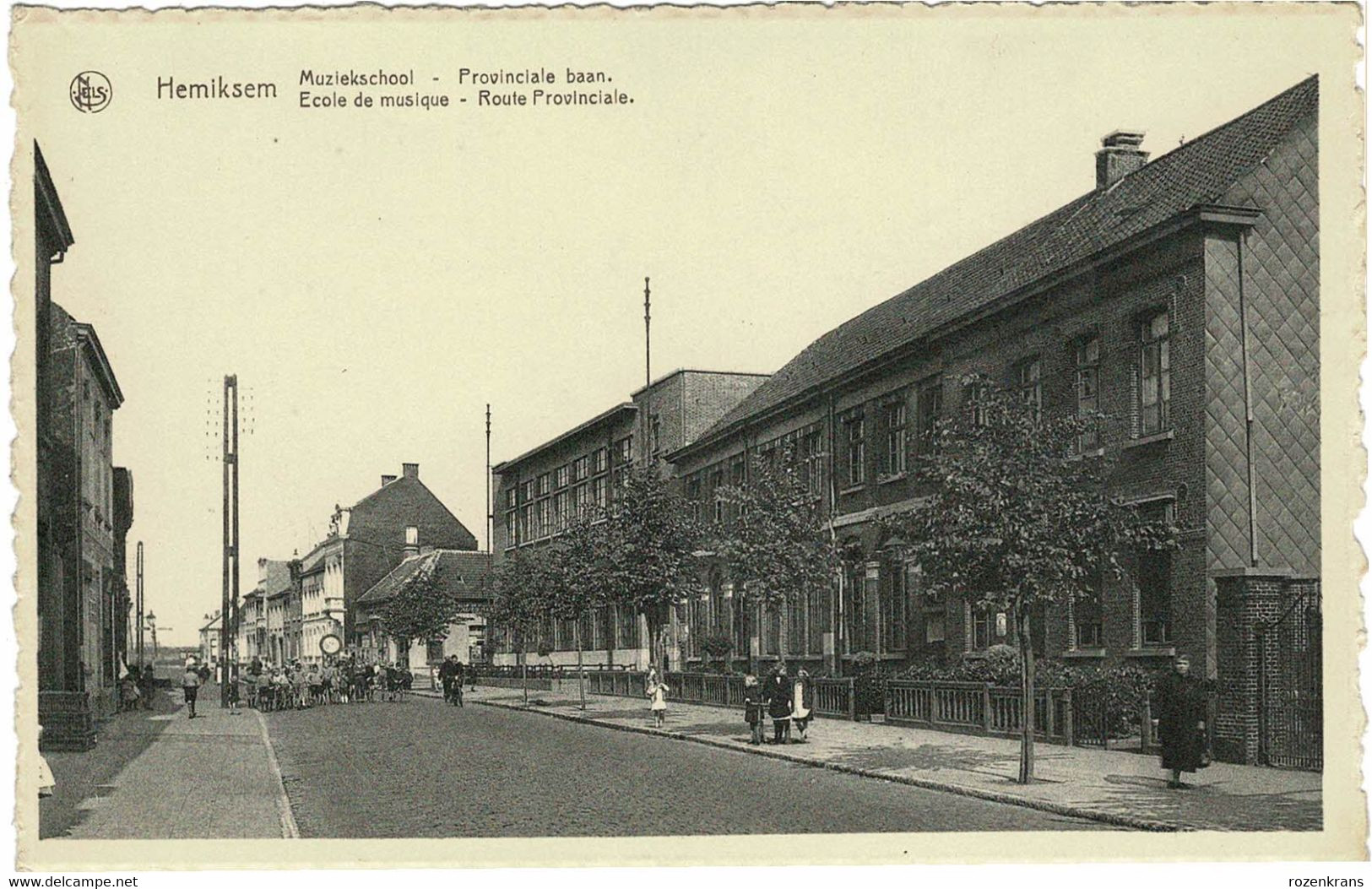 Hemixem Hemiksem Antwerpen De Muziekschool Provinciale Baan Jongensschool (In Zeer Goede Staat) - Hemiksem