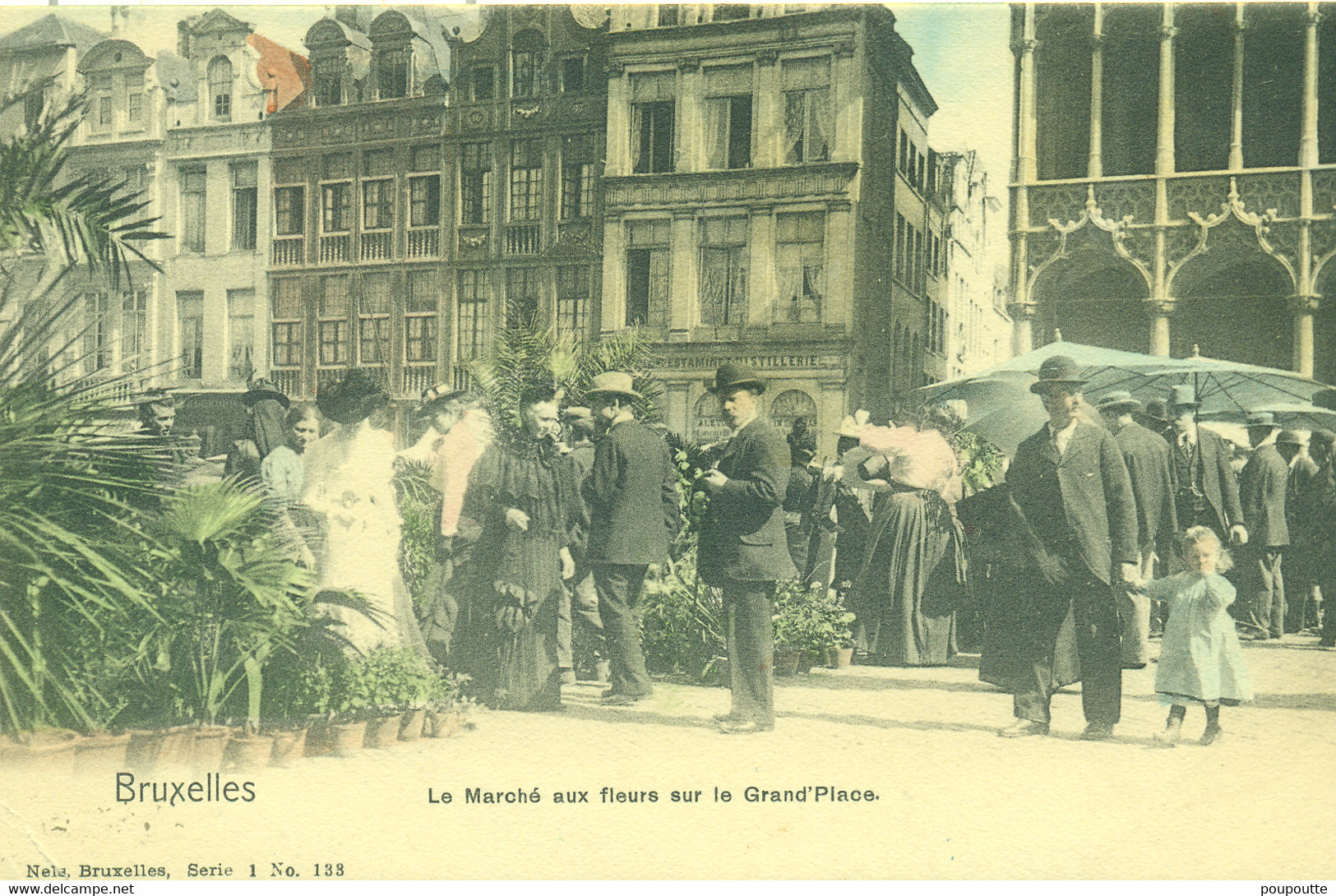 BRUXELLES. Le Marché Aux Fleurs Sur La Grand'Place - Marchés