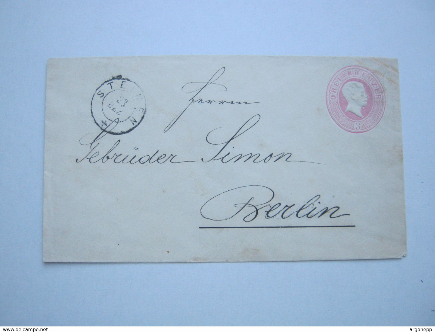 STEINEN  , Klarer Stempel Auf Ganzsache - Postal  Stationery