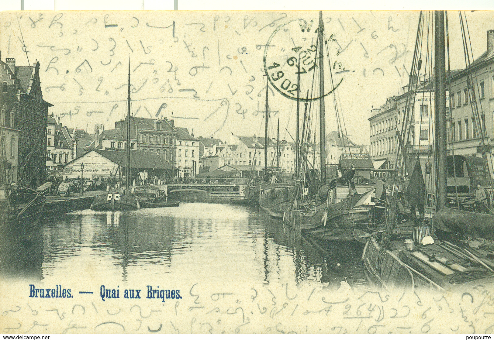 BRUXELLES. Quai Aux Briques - Transport (sea) - Harbour