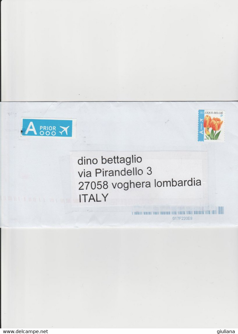 Belgio 2022 - Busta Priority  X L'Italia Affrancata Con 1 Stamp - Brieven En Documenten
