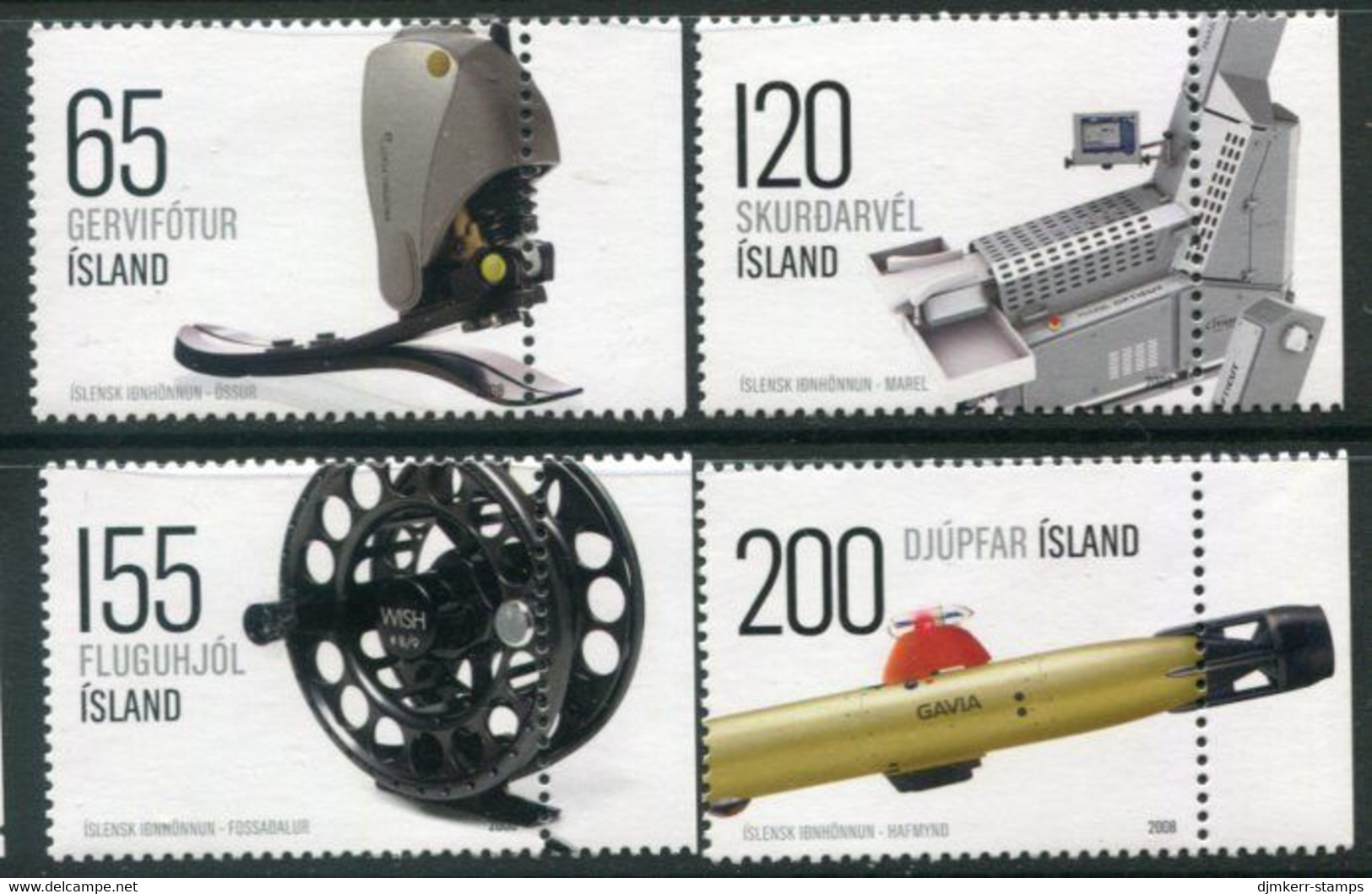 ICELAND  2008 Contemporary Icelandic Design MNH / **.  Michel 1199-1202 - Neufs