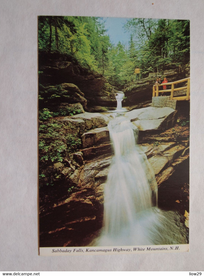 CPA USA New Hampshire White Mountain Sabbaday Falls Kancamagus Highway - White Mountains