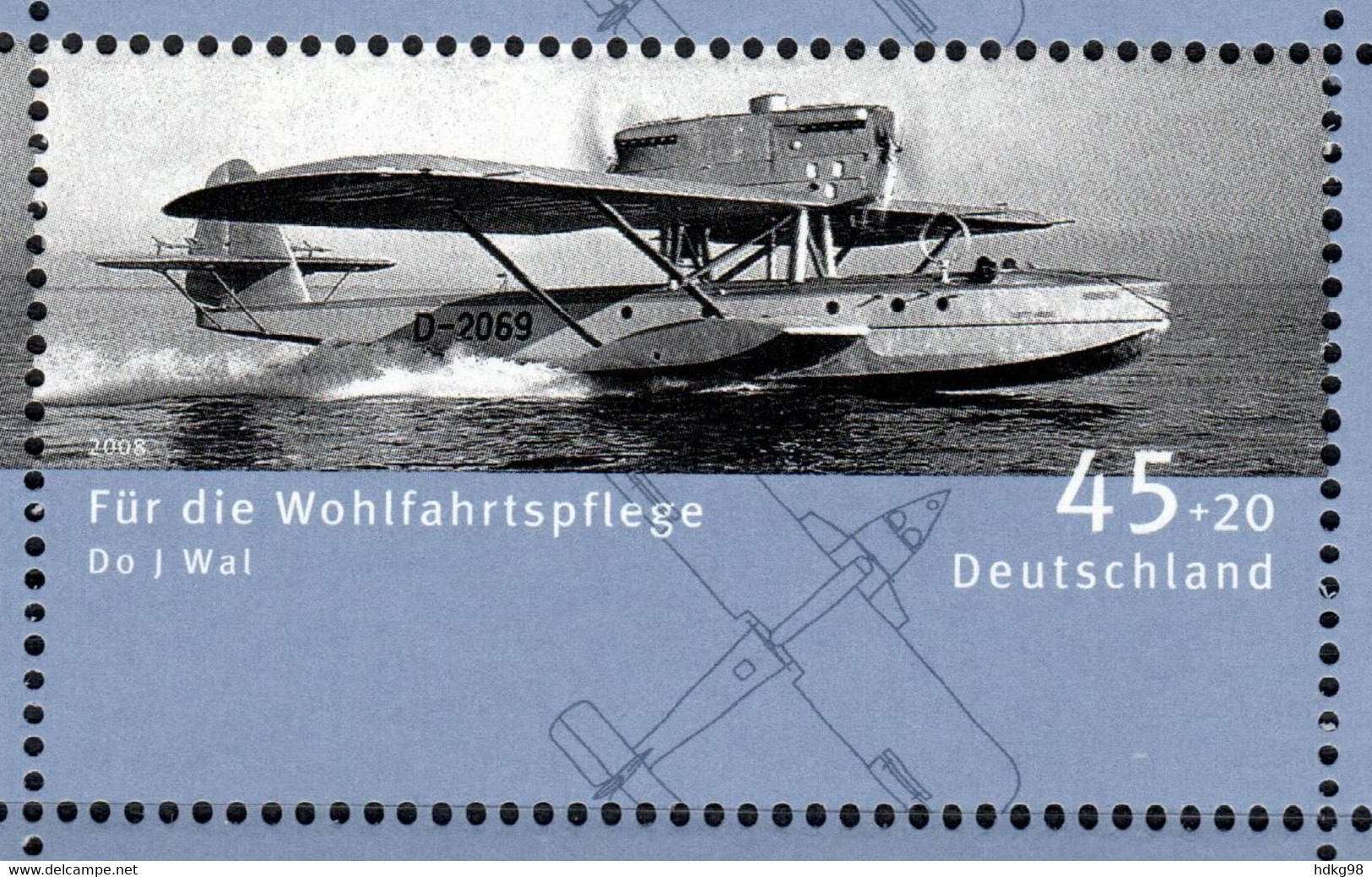 D+ Deutschland 2008 Mi 2670 Mnh Flugzeug - Nuevos