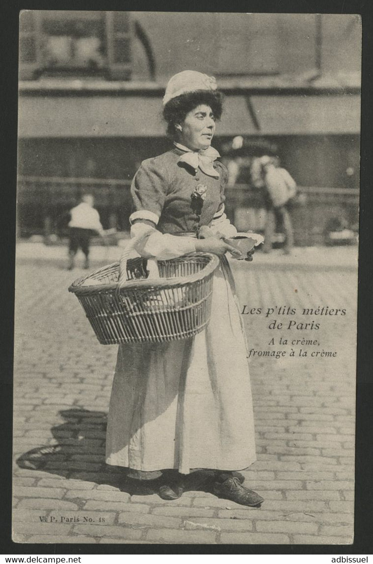 Les P'tits Métiers De Paris. A La Crème, Fromage à La Crème. V. P. Paris N° 18 Carte Neuve. TB - Artesanos De Páris