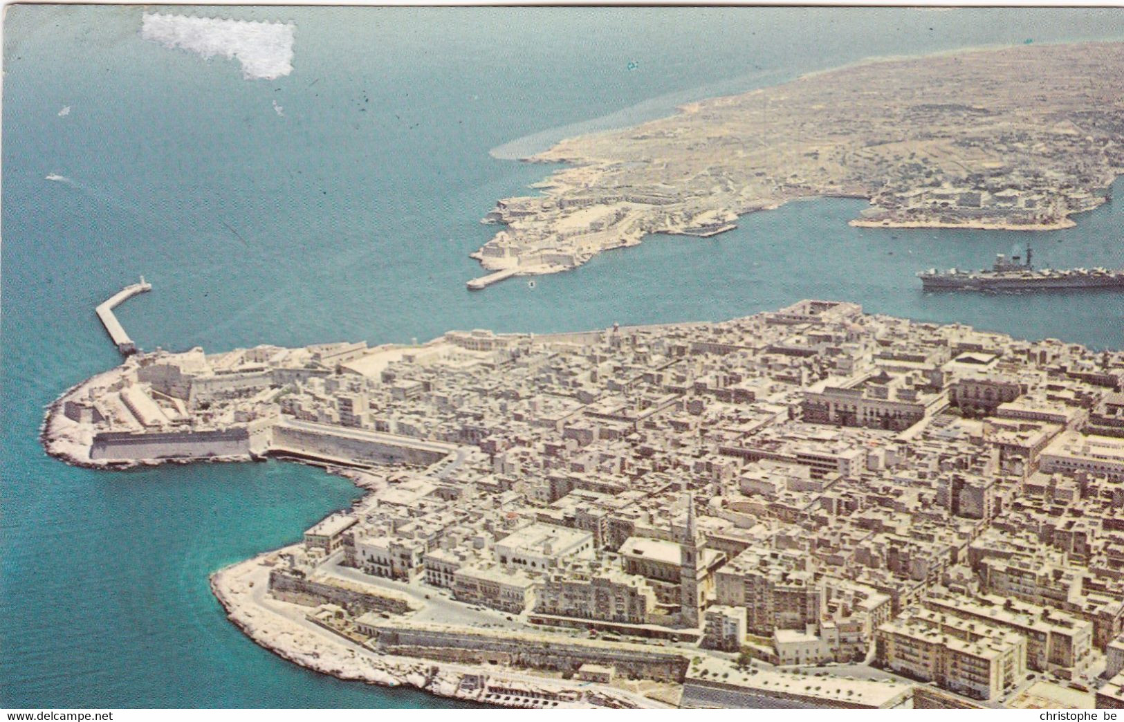 Malta, The Capital City Of Valletta With Entrance To Grand Harbour (pk83738) - Malte