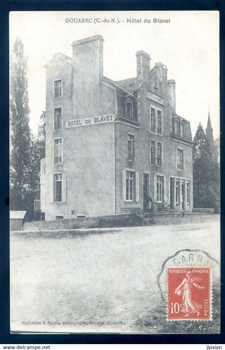 Cpa Du 22  Gouarec -- Hôtel Du Blavet     FEV22-57 - Gouarec