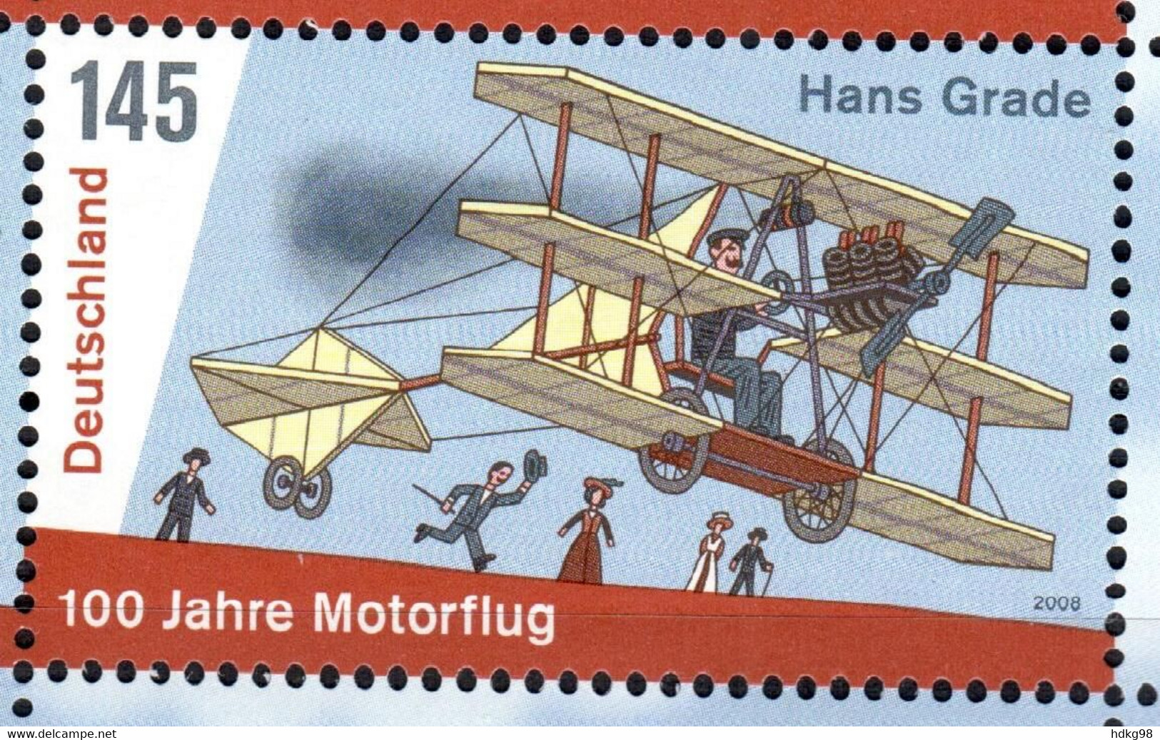 D+ Deutschland 2008 Mi 2698 Mnh Motorflug - Unused Stamps