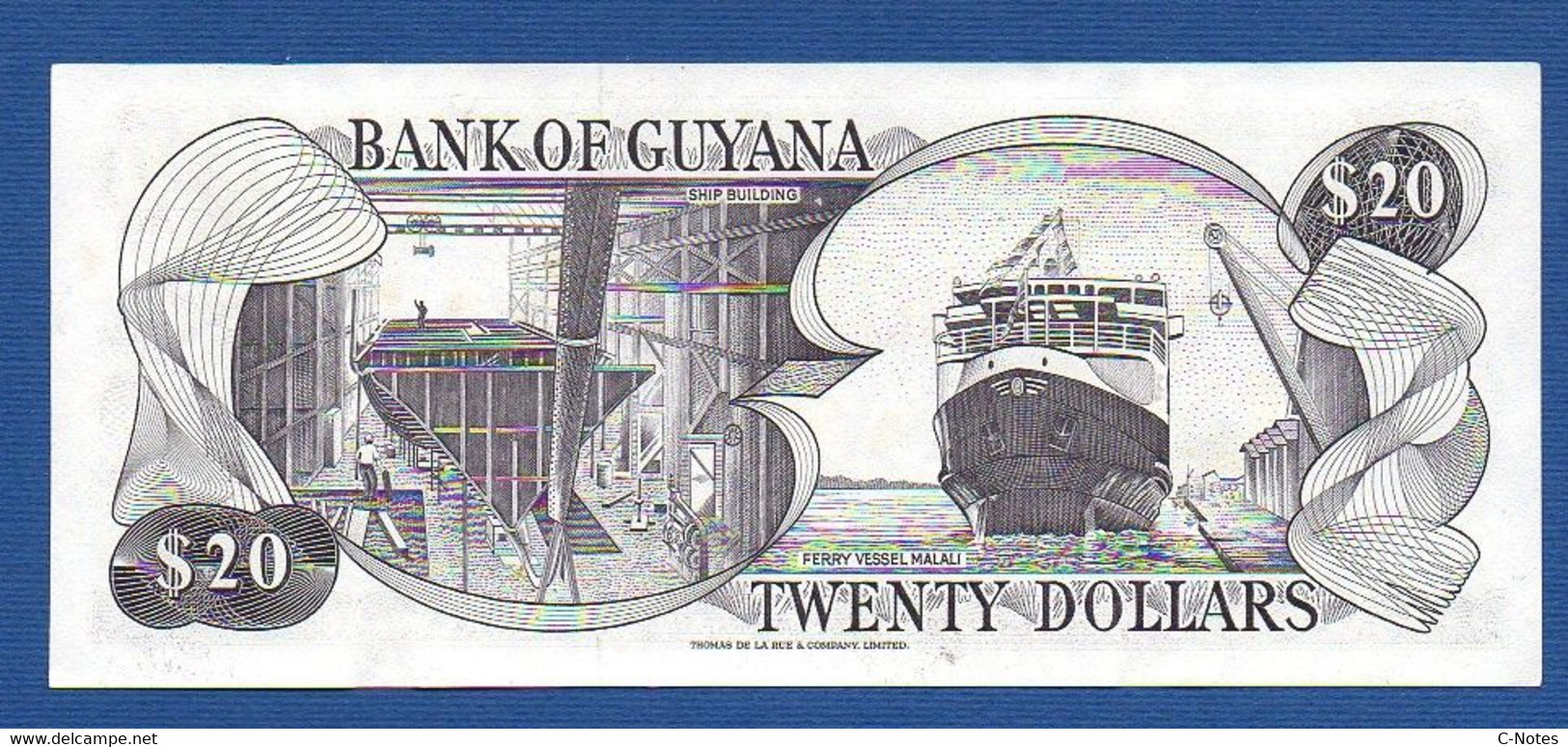 GUYANA - P.24d – 20 Dollars ND (1989) AUNC Serie A/57 285098 - Guyana