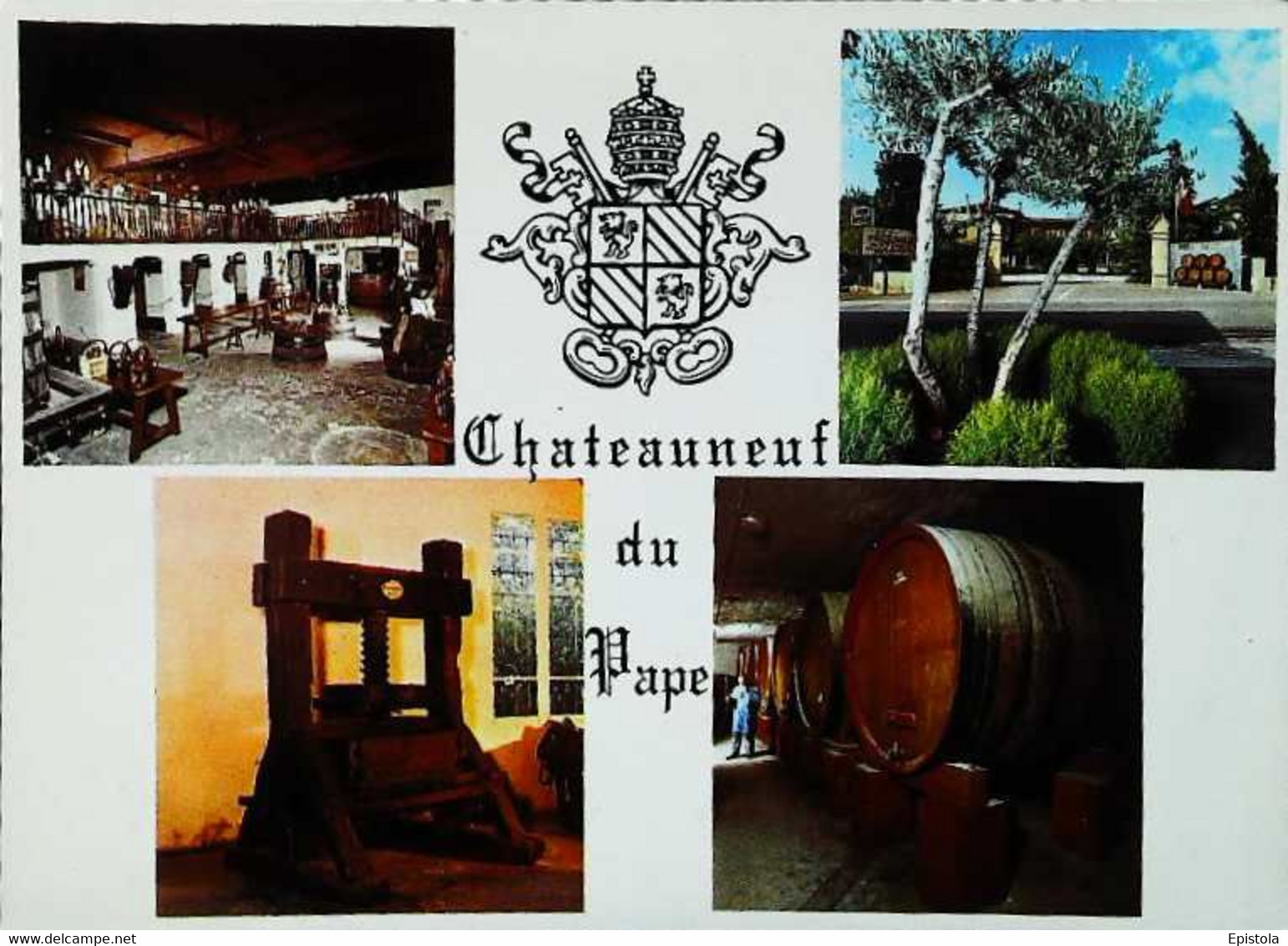 ►  CPSM   Chateauneuf Du Pape  Pressoir - Chateauneuf Du Pape