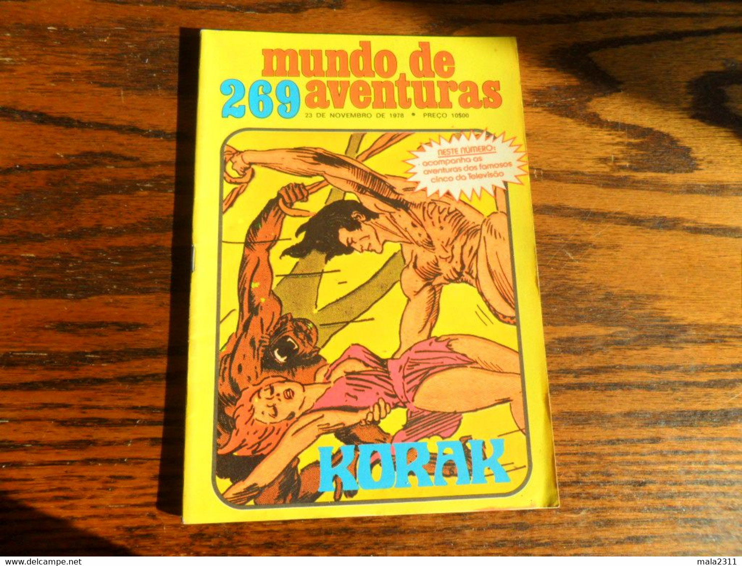 REVISTA BD / MUNDO DE AVENTURAS N° 269  /  NOVEMBRO   1978 - Comics & Manga (andere Sprachen)