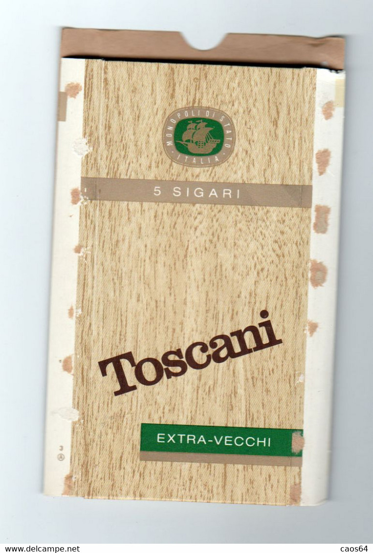 Toscani Sigari Box Vuoto Vintage ITALY - Caves à Cigares Vides