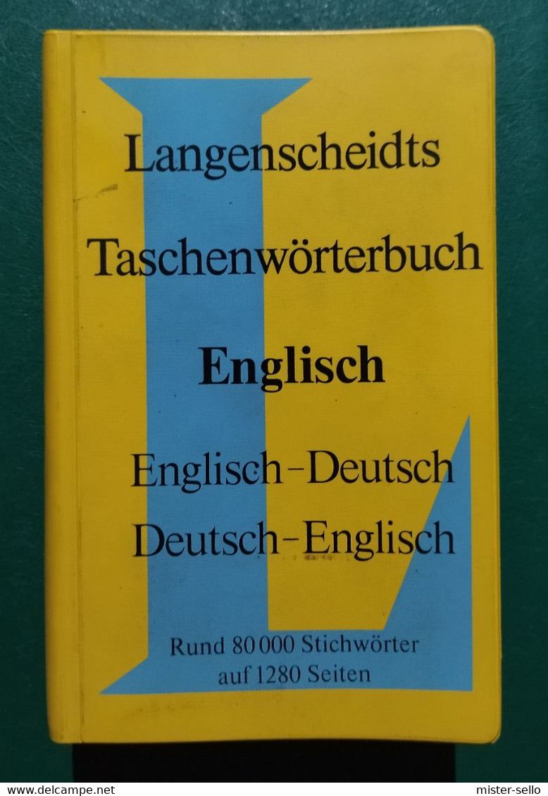 DICCIONARIO ENGLISCH-DEUTSCH LANGENSCHEIDTS TASCHENEÖRTETBUCH. - Dictionaries