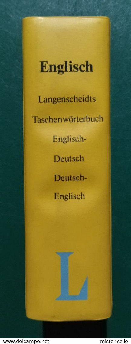 DICCIONARIO ENGLISCH-DEUTSCH LANGENSCHEIDTS TASCHENEÖRTETBUCH. - Wörterbücher 