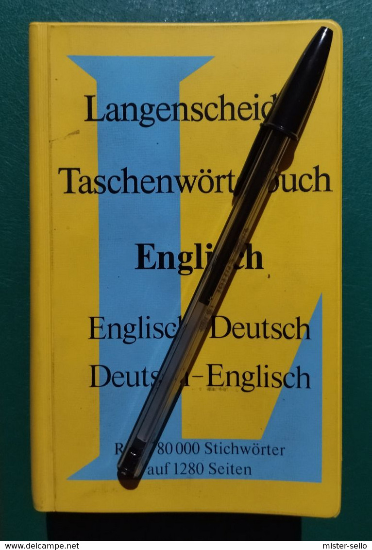 DICCIONARIO ENGLISCH-DEUTSCH LANGENSCHEIDTS TASCHENEÖRTETBUCH.