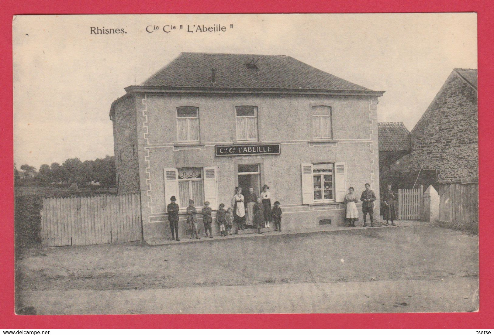 Rhisnes - Epicerie Cie Cie " L'Abeille " -Animée, Groupe D'enfants ( Voir Verso ) - La Bruyere