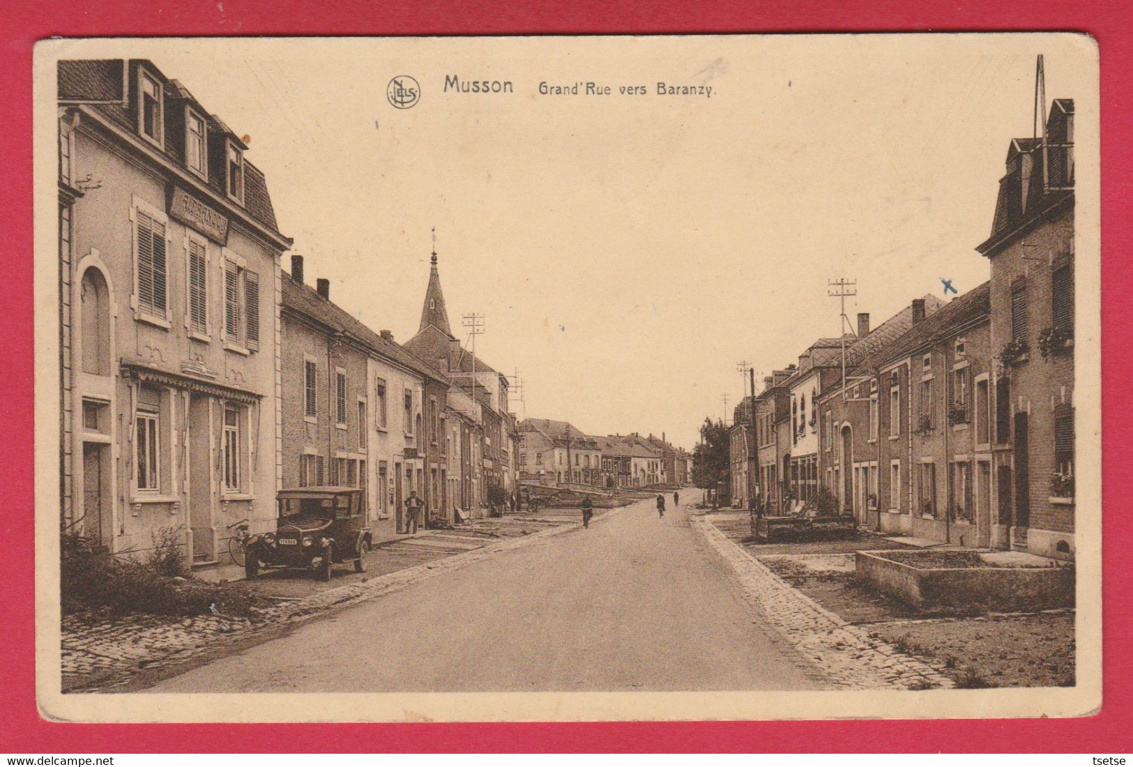 Musson - Grand'Rue Vers Baranzy - Oldtimer ... Ford T. ( Voir Verso ) - Musson
