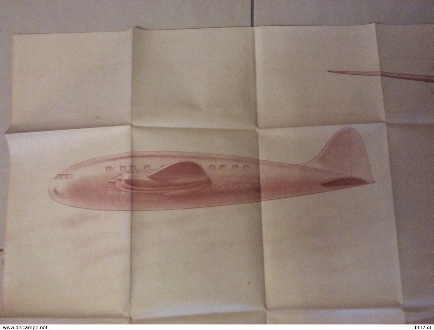Superbe Grand Plan Aviation De Coupe Industrielle Technique Avion SNCASO SO 70 T 1941 Bois Colombes 92 - Otros Planes