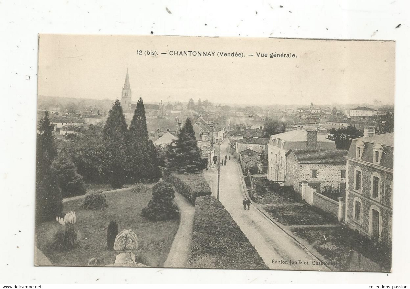 JC, Cp , 85 , CHANTONNAY , Vue Générale , Vierge - Chantonnay