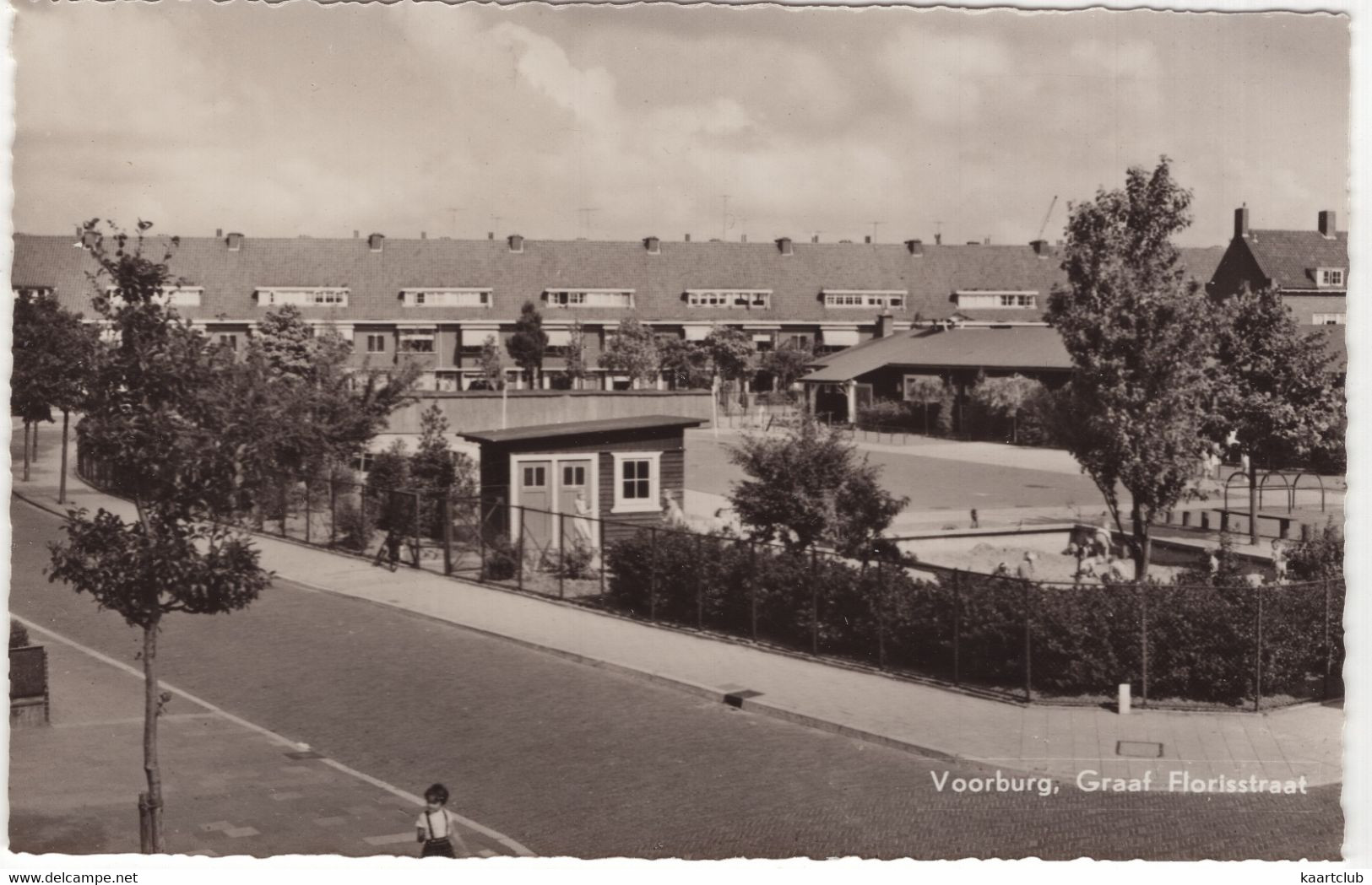 Voorburg, Graaf Florisstraat - (Zuid-Holland, Nederland) - No. 1133 - Speelveld, Zandbak - Voorburg