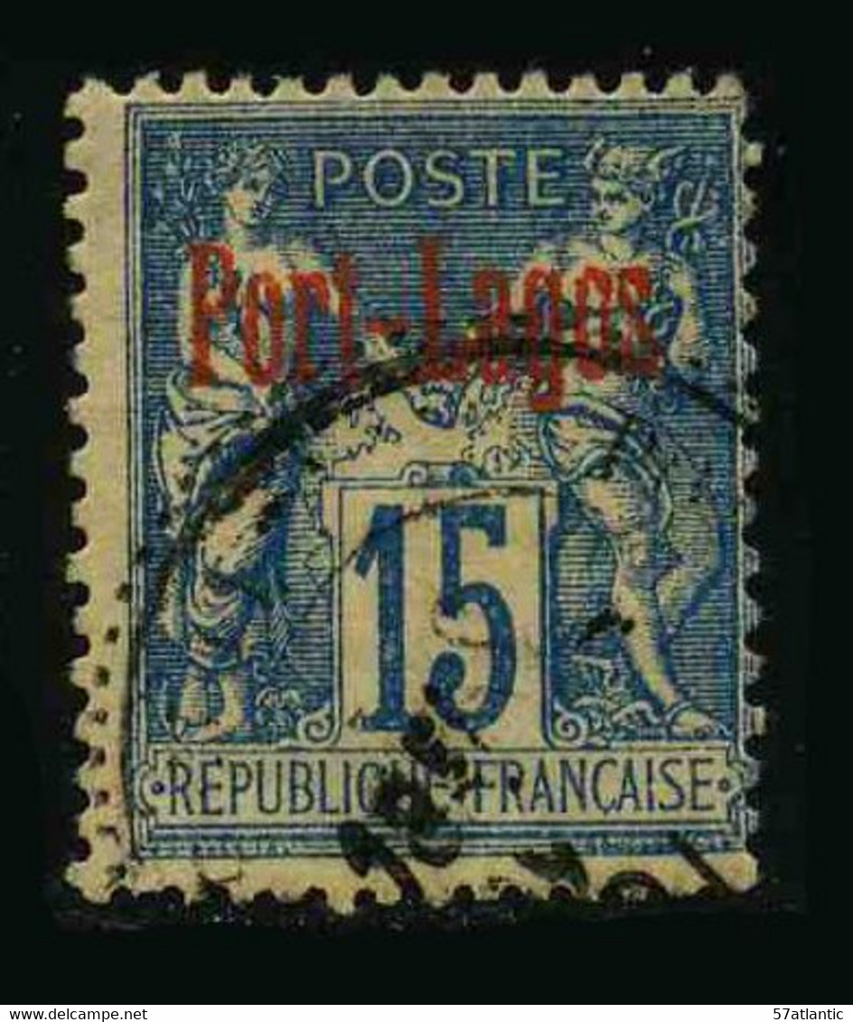 PORT LAGOS - BUREAU FRANCAIS - YT 3 - TIMBRE OBLITERE - Oblitérés