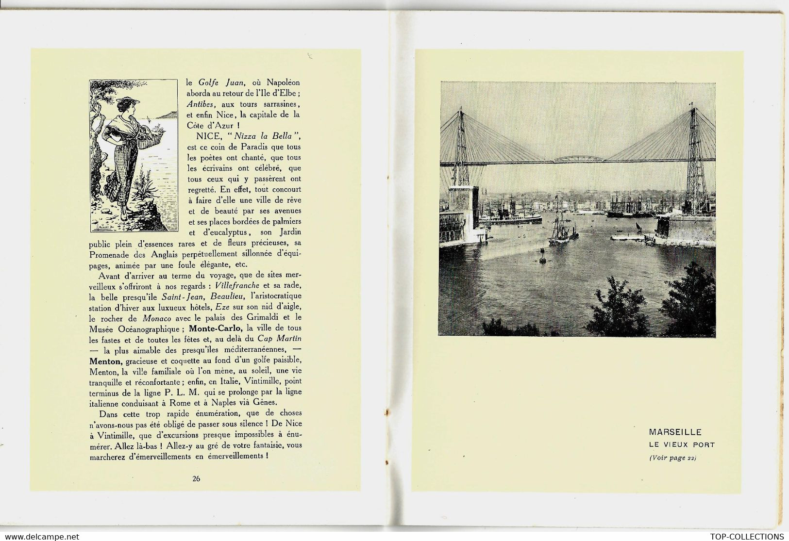 Circa 1902 1903 CATALOGUE LUXE DE VOYAGES CHEMINS DE FER PARIS LYON ET LA MEDITERRANEE P.L.M. Art Nouveau Art Déco - Tourism Brochures