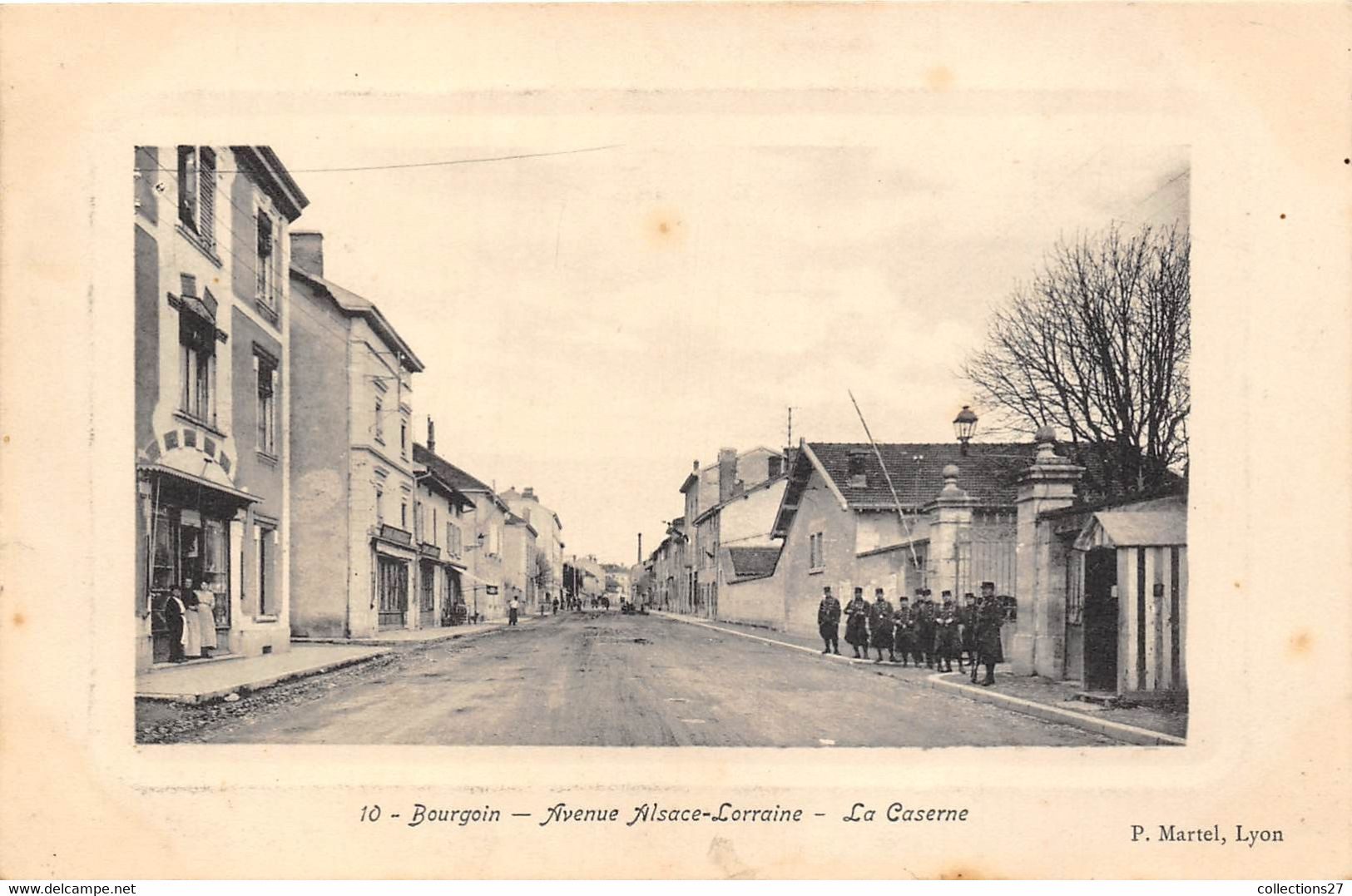 38-BOURGOIN- AVENUE ALSACE-LORRAINE- LA CASERNE - Bourgoin