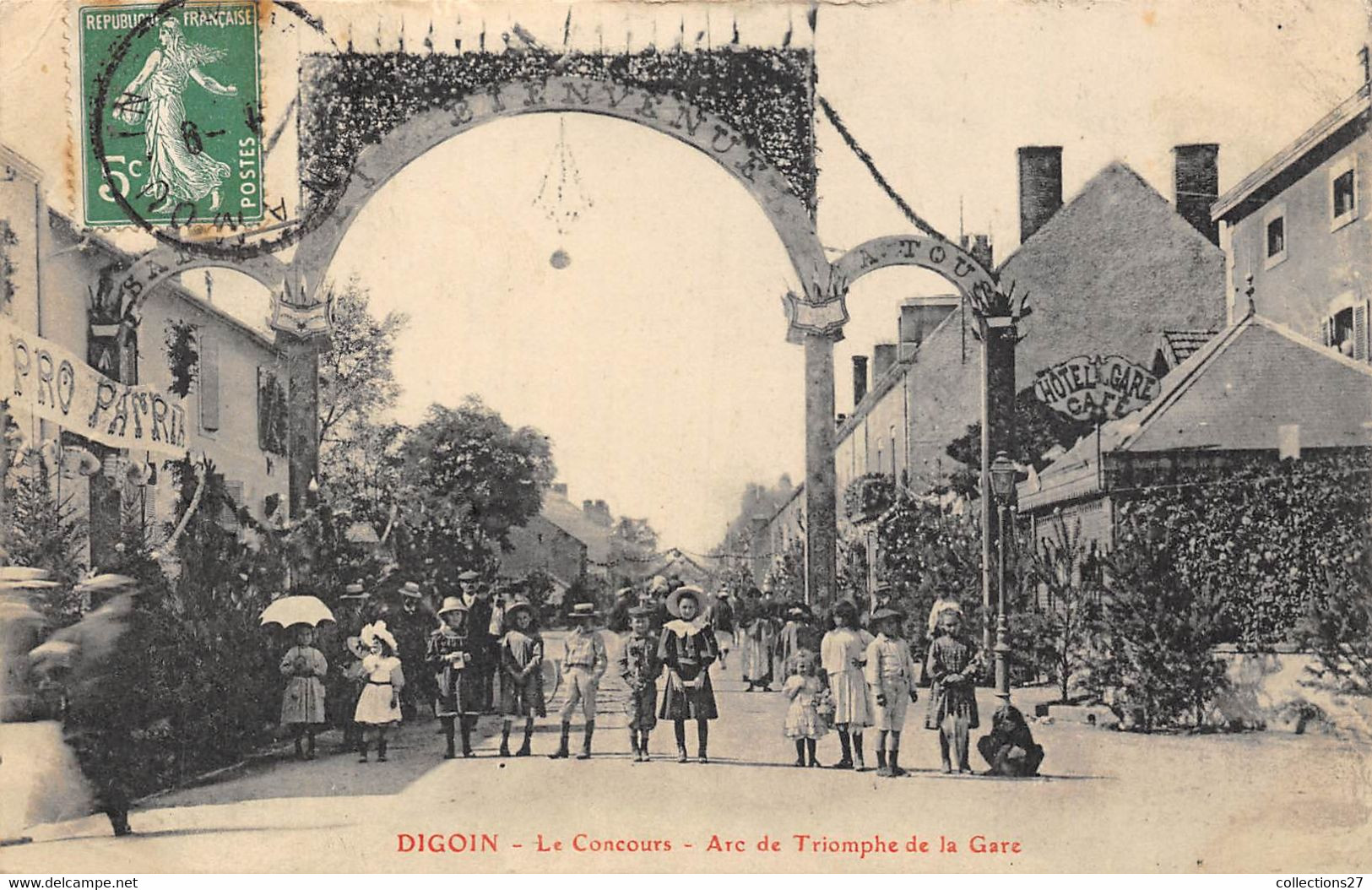71-DIGOIN-LE CONCOURS  ARC DE TRIOMPHE DE LA GARE - Digoin