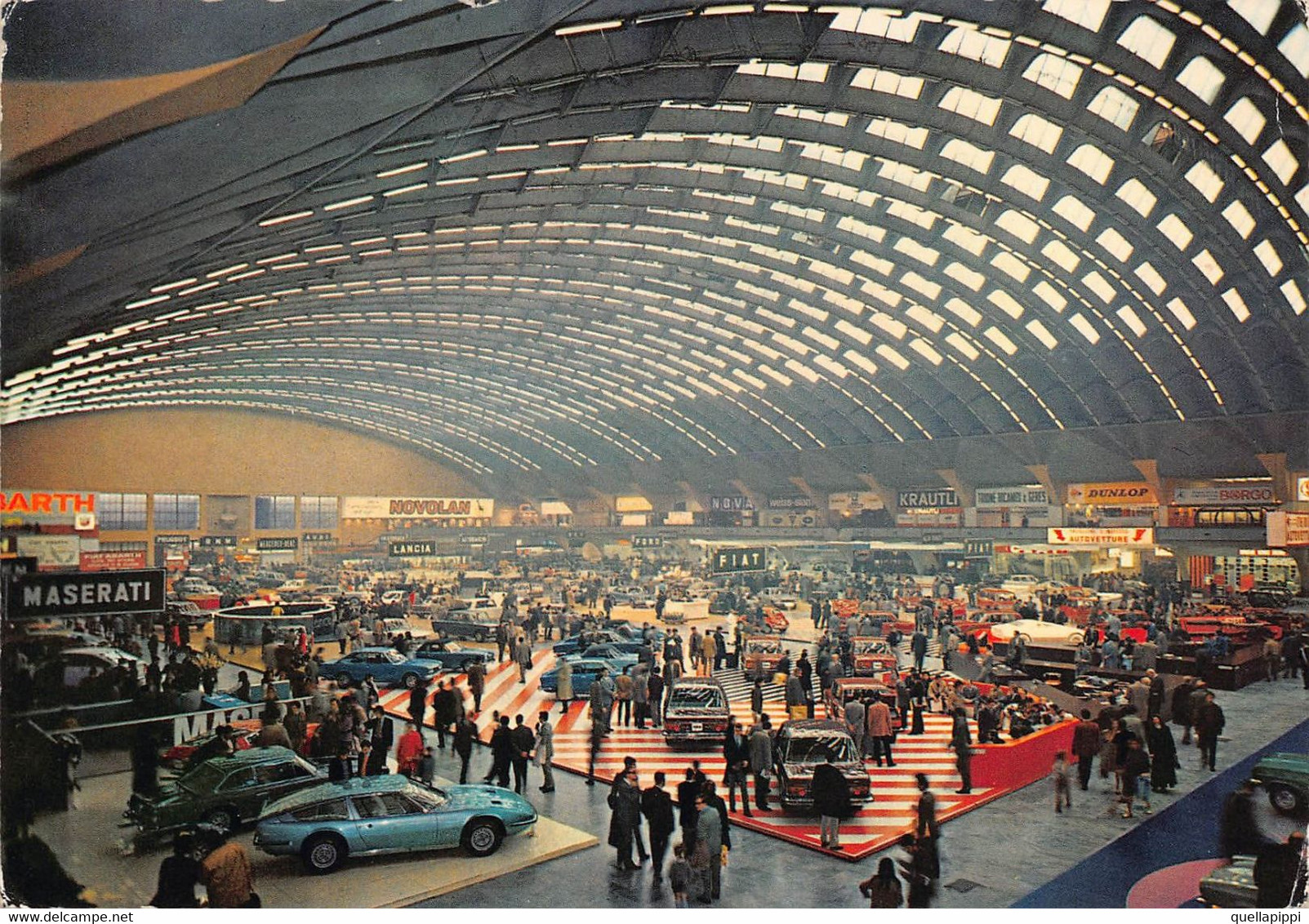 013767 "TORINO - IL SALONE INTER.LE DELL'AUTOMOBILE-TORINO ESPOSIZIONI-INTERNO" ANIMATA, AUTO. CART SPED - Tentoonstellingen