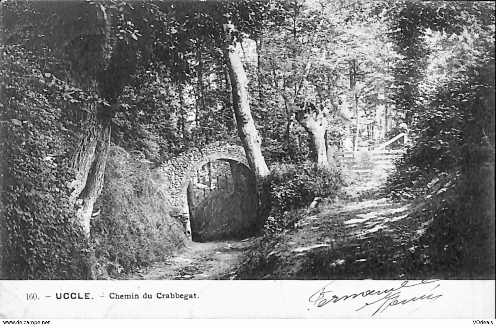 037 950 - CPA - Belgique - Uccle - Chemin Du Crabbegat - Ukkel - Uccle