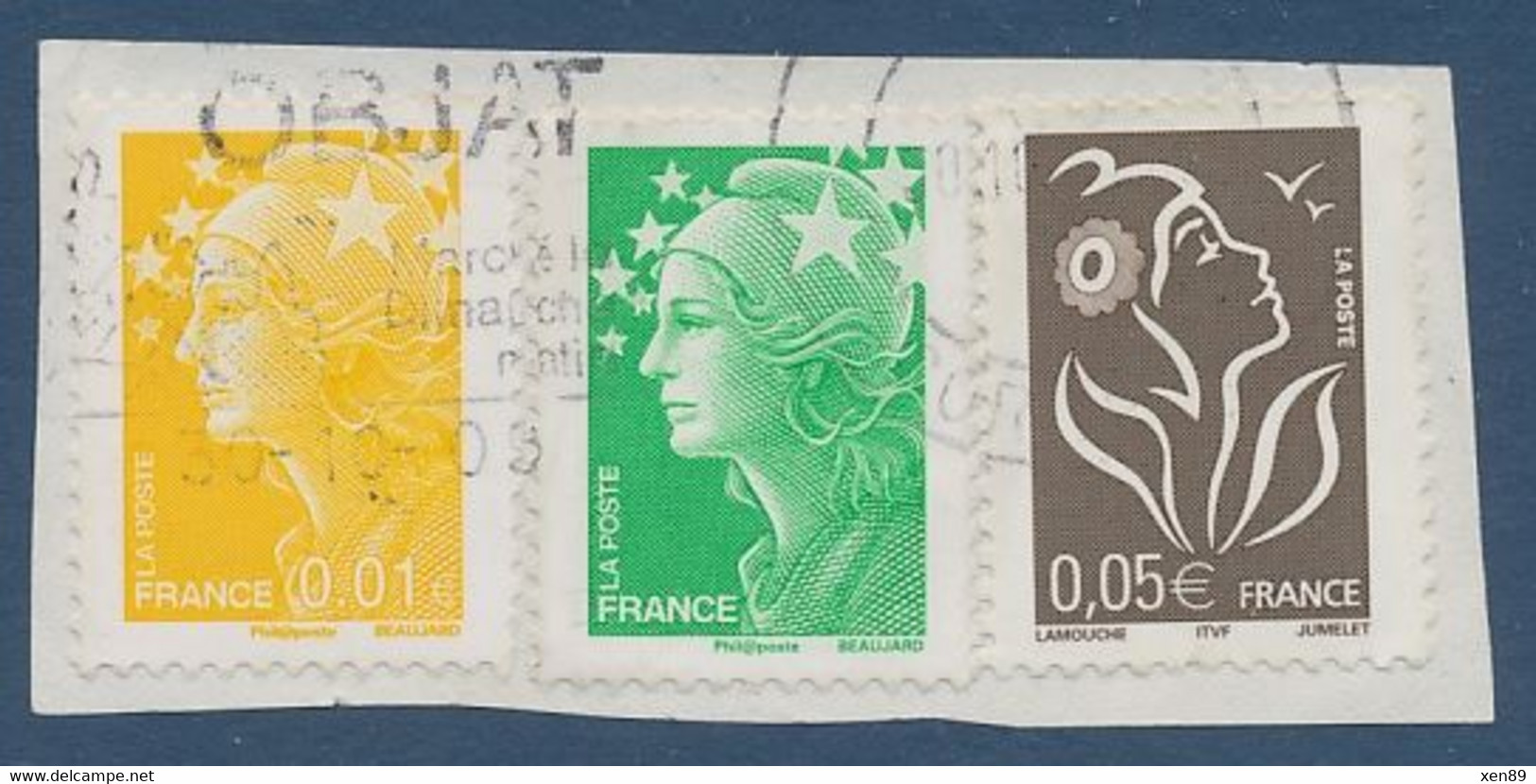 2005 Et 2008 - 3754 Et 4229 -- Mariannes LAMOUCHE Et BEAUJARD -- CURIOSITES -- - Used Stamps