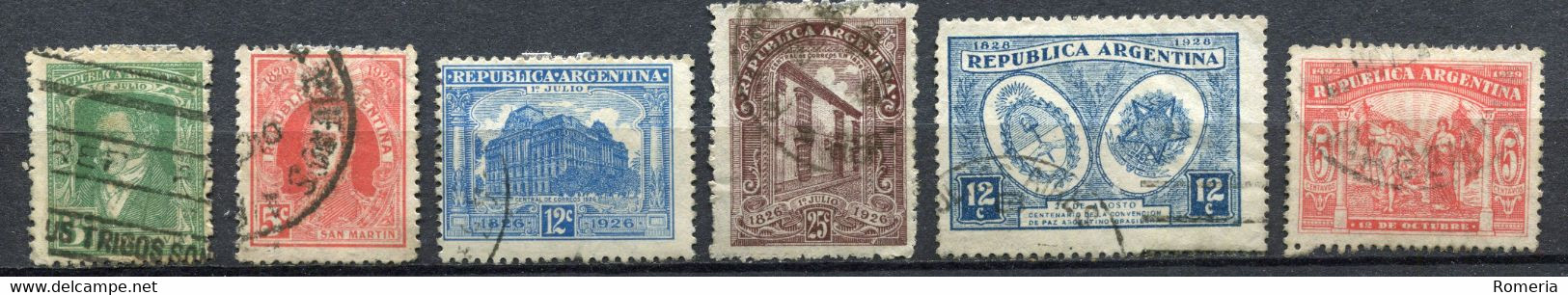 Argentine - 1961 -> 1935 - Lot Timbres Oblitérés - Nºs Dans Description - Gebraucht