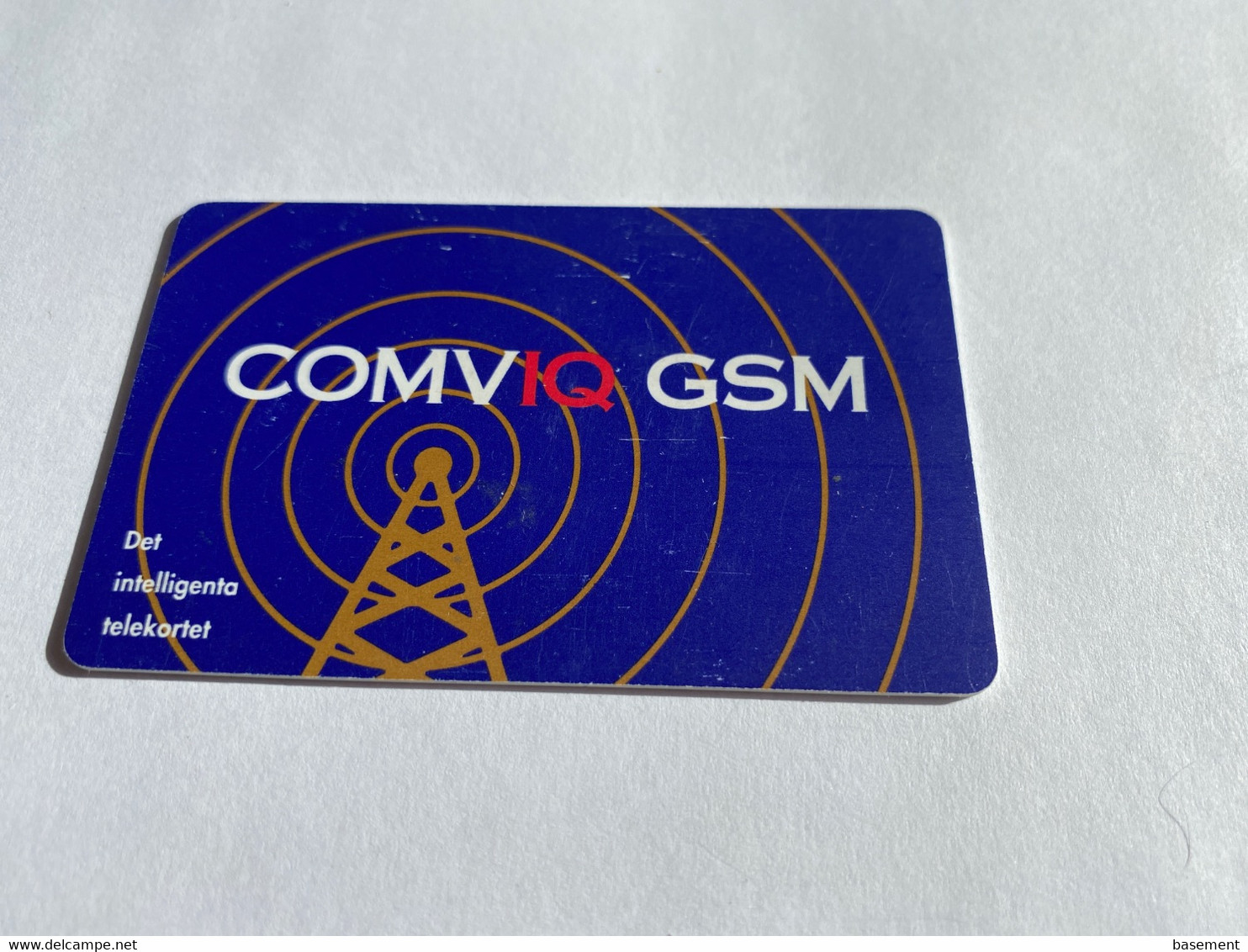 15:578 - Sweden Old GSM Comviq Det Intelligenta Telekortet - Sweden
