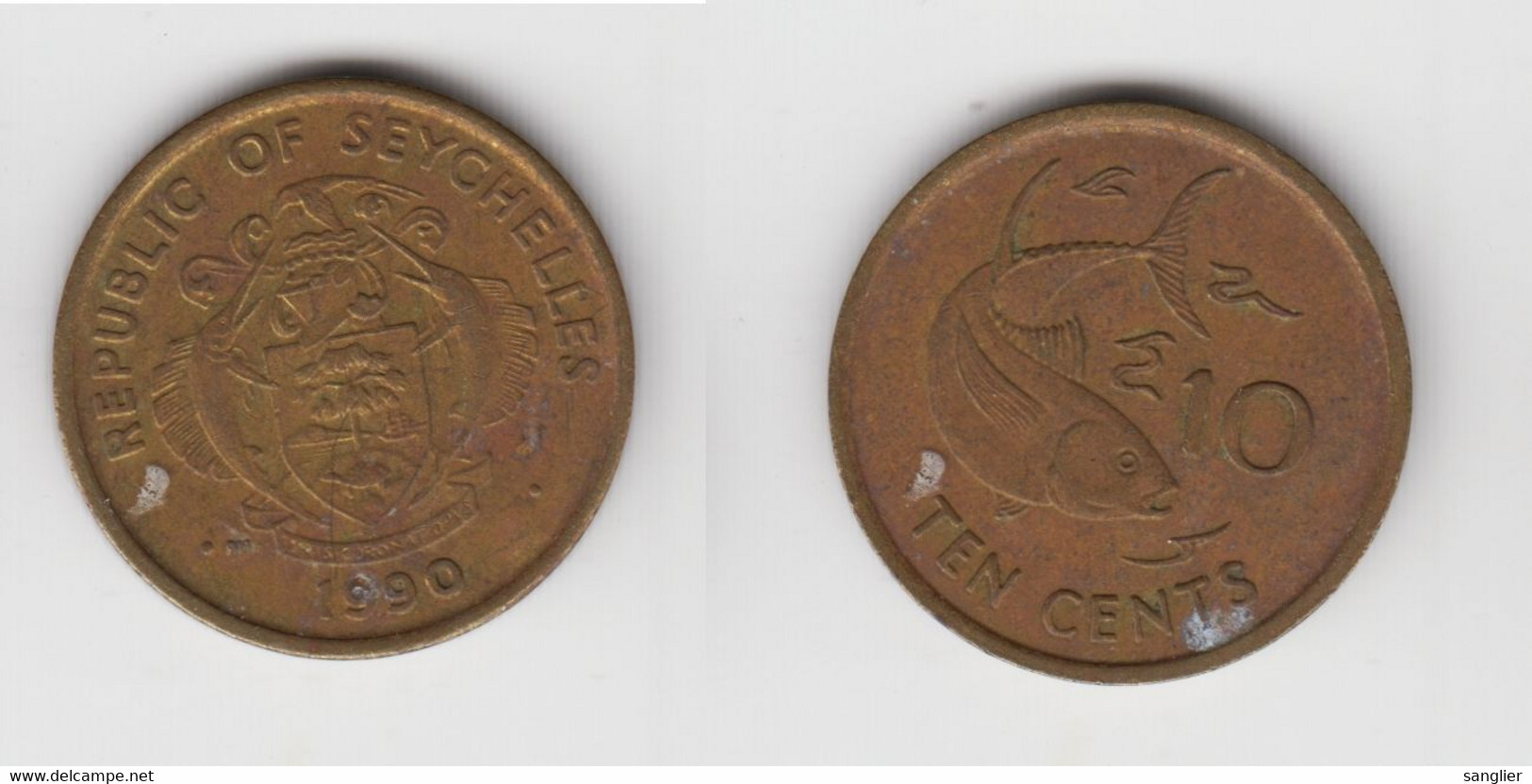 10 CENTS 1990 - Seychelles