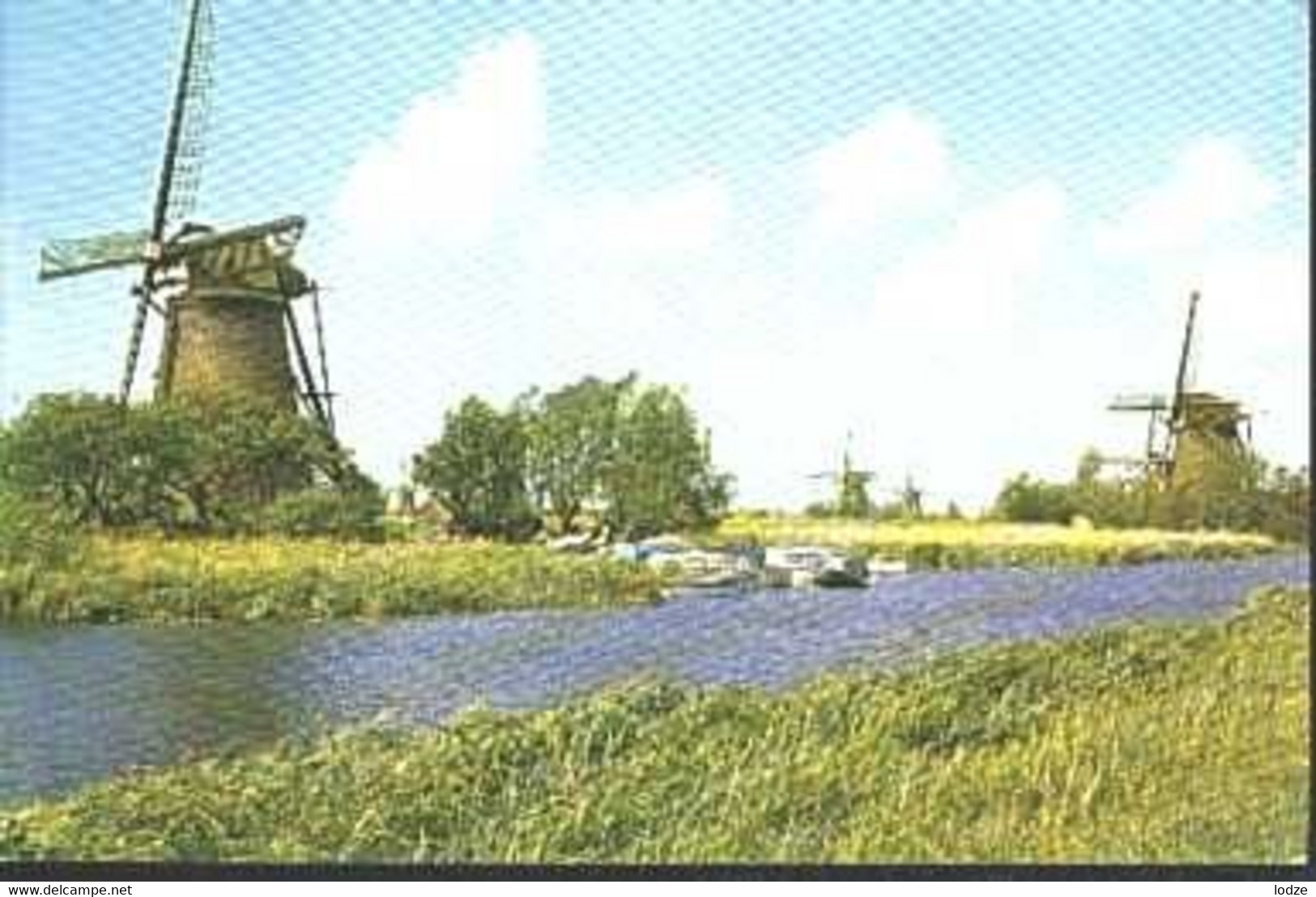 Nederland Holland Pays Bas Kinderdijk Molens En Boten - Kinderdijk