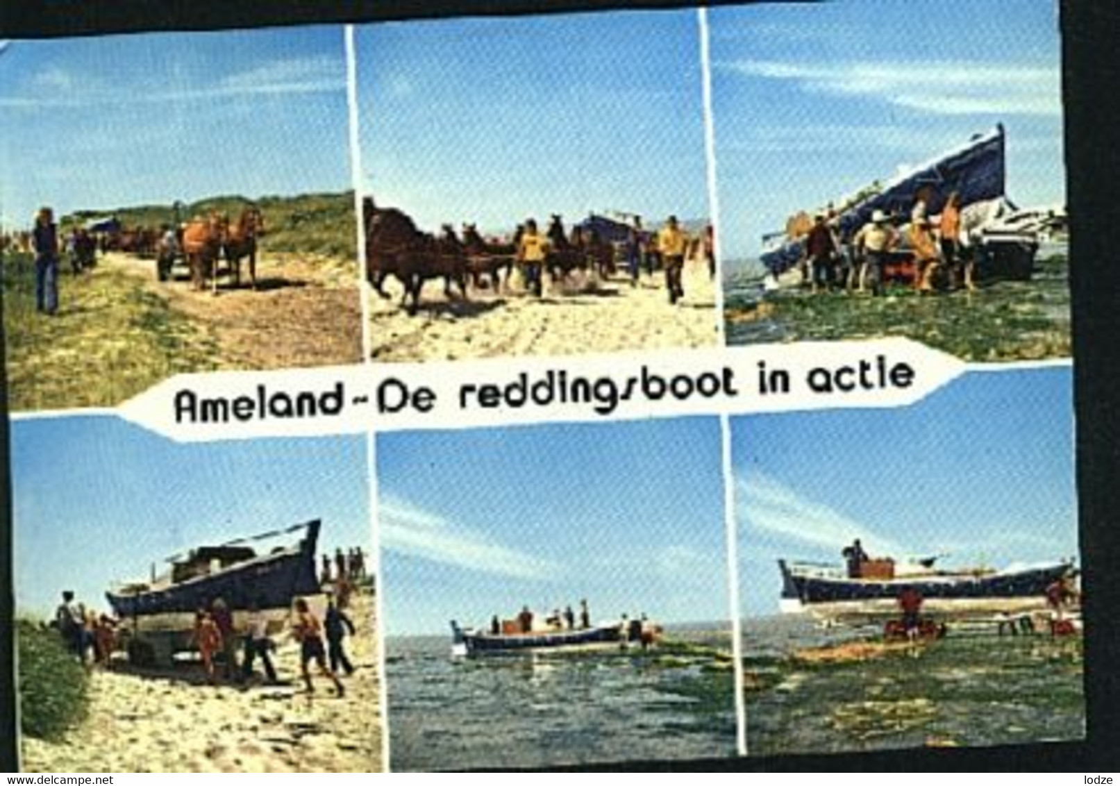 Nederland Holland Pays Bas Ameland 6-Luik Reddingsboot - Ameland
